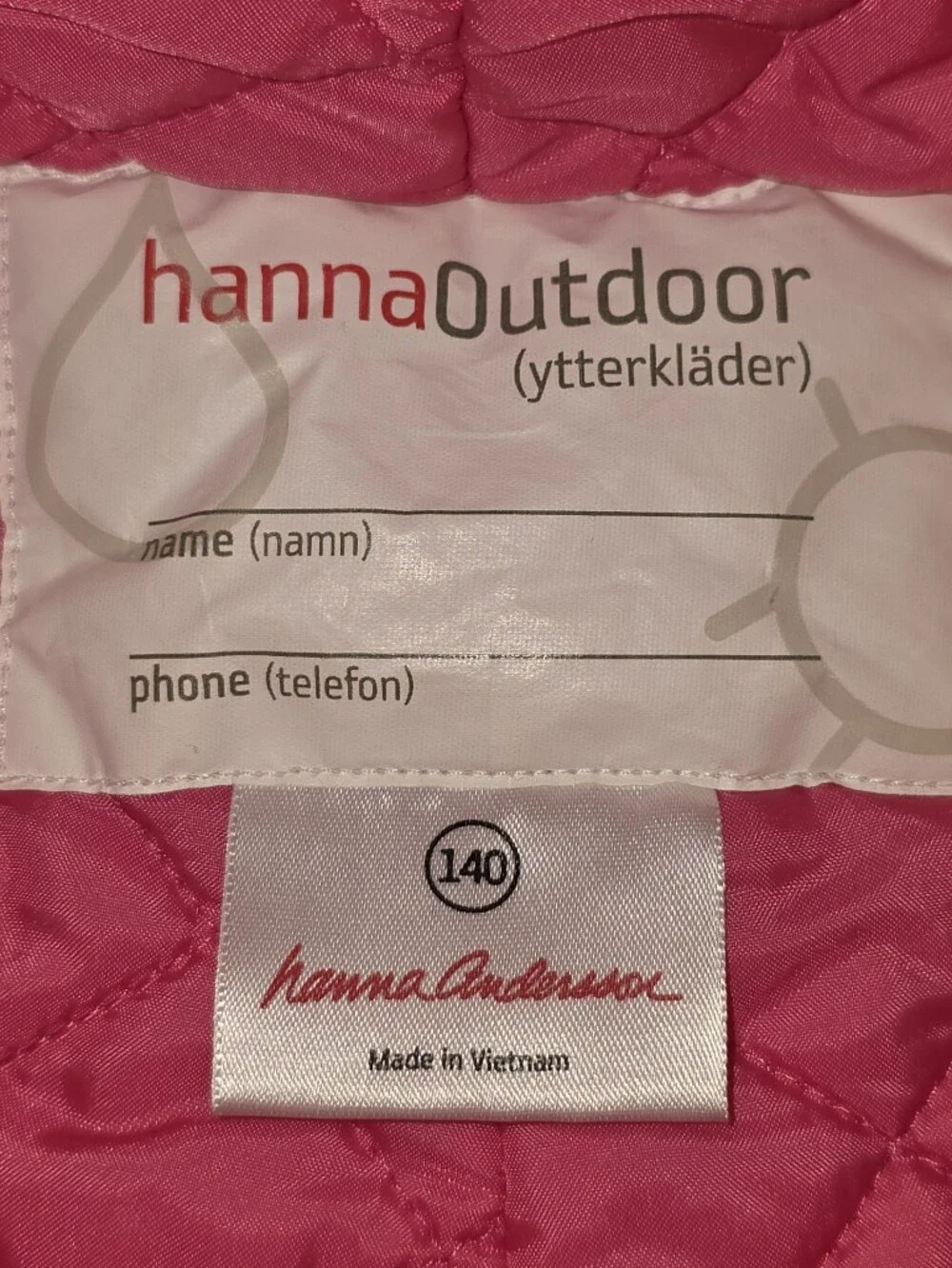 Hanna Andersson HannaOutdoor Pink Snow Pants Overalls Girls Size 140 (Sz 10 US)